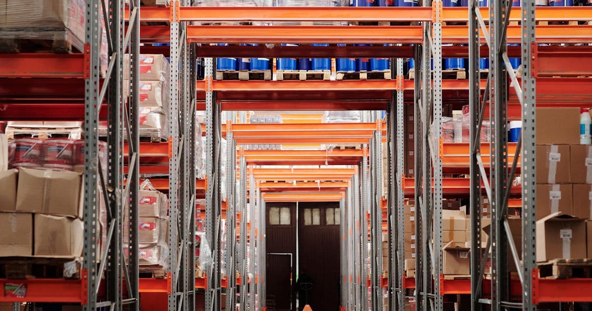 Industrial cold storage warehouse